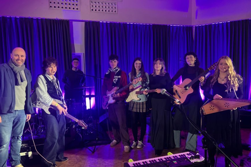 Students on Erasmus+ at Popakademie, Germany